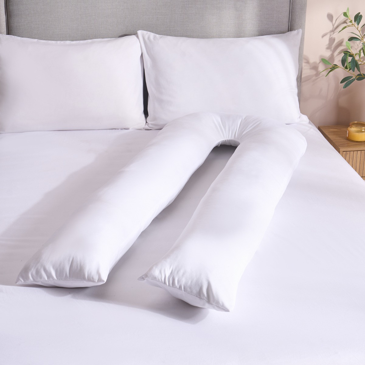 OHS Maternity Body Pillow - White>