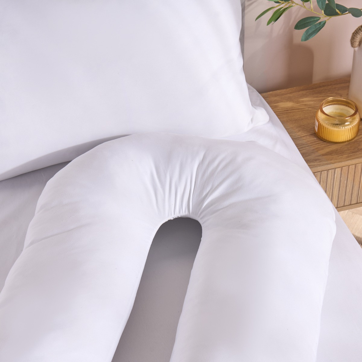 OHS Maternity Body Pillow - White>
