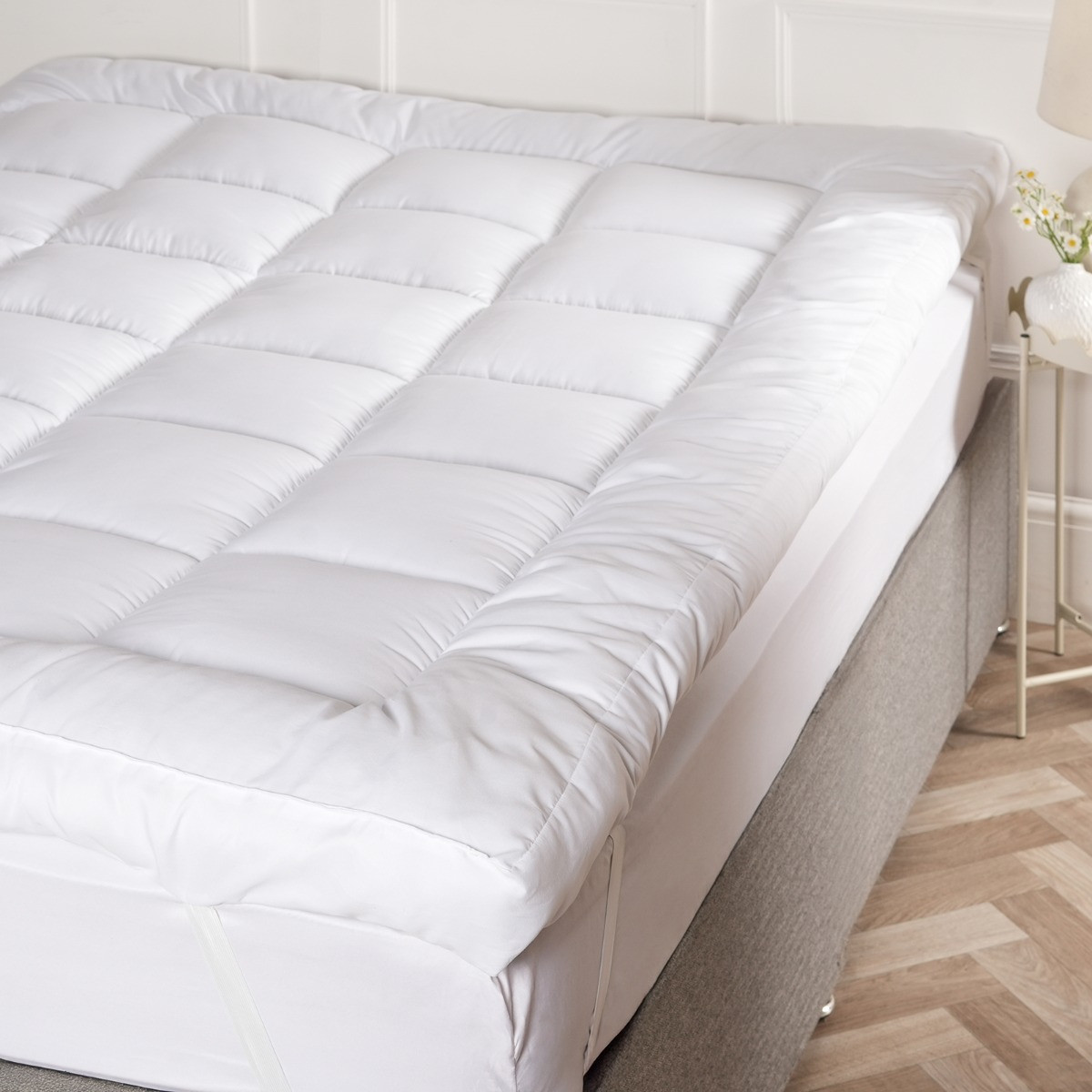 OHS Deep Sleep Mattress Topper - White>