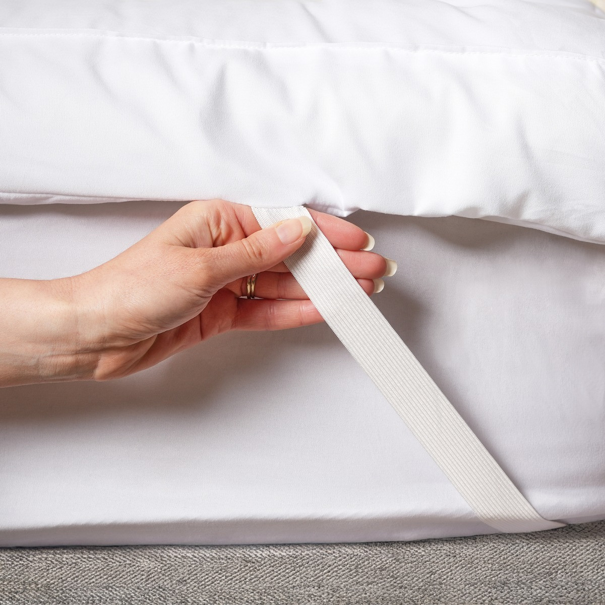 OHS Deep Sleep Mattress Topper - White>