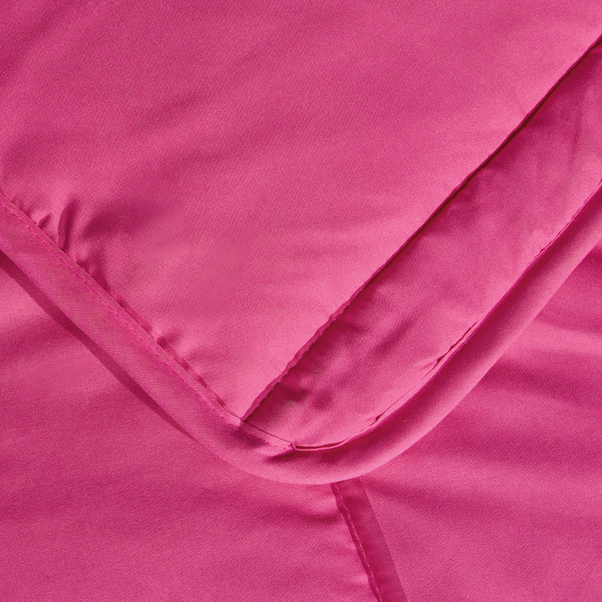 OHS Coverless 10.5 Tog Duvet Set, Hot Pink - Double>