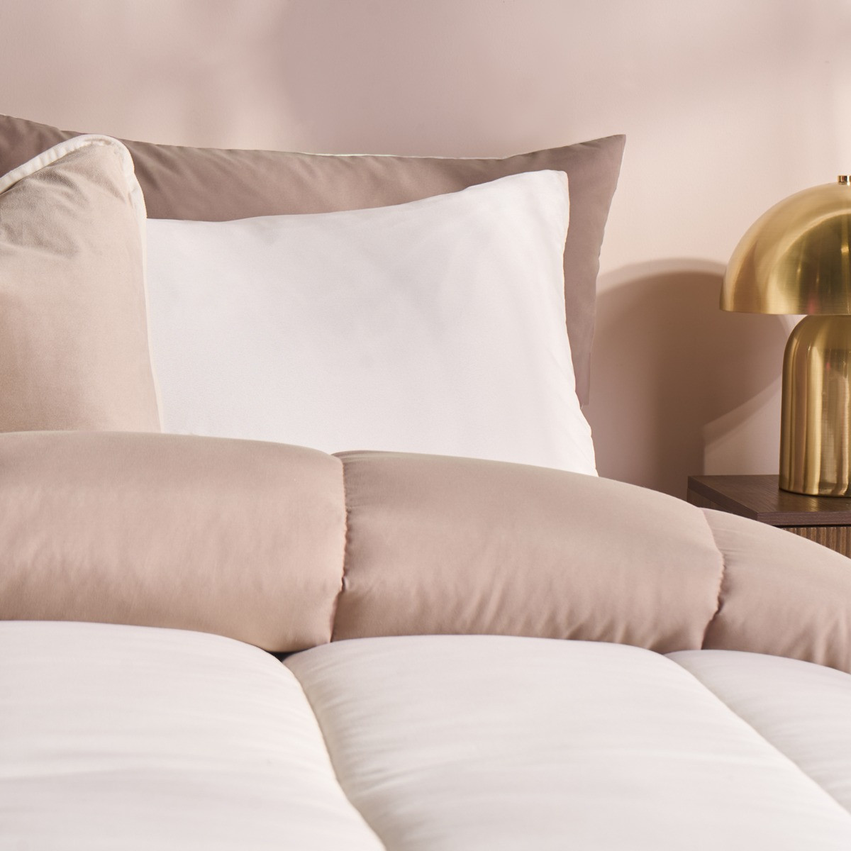 OHS Coverless 10.5 Tog Duvet Set - Ivory/Natural>