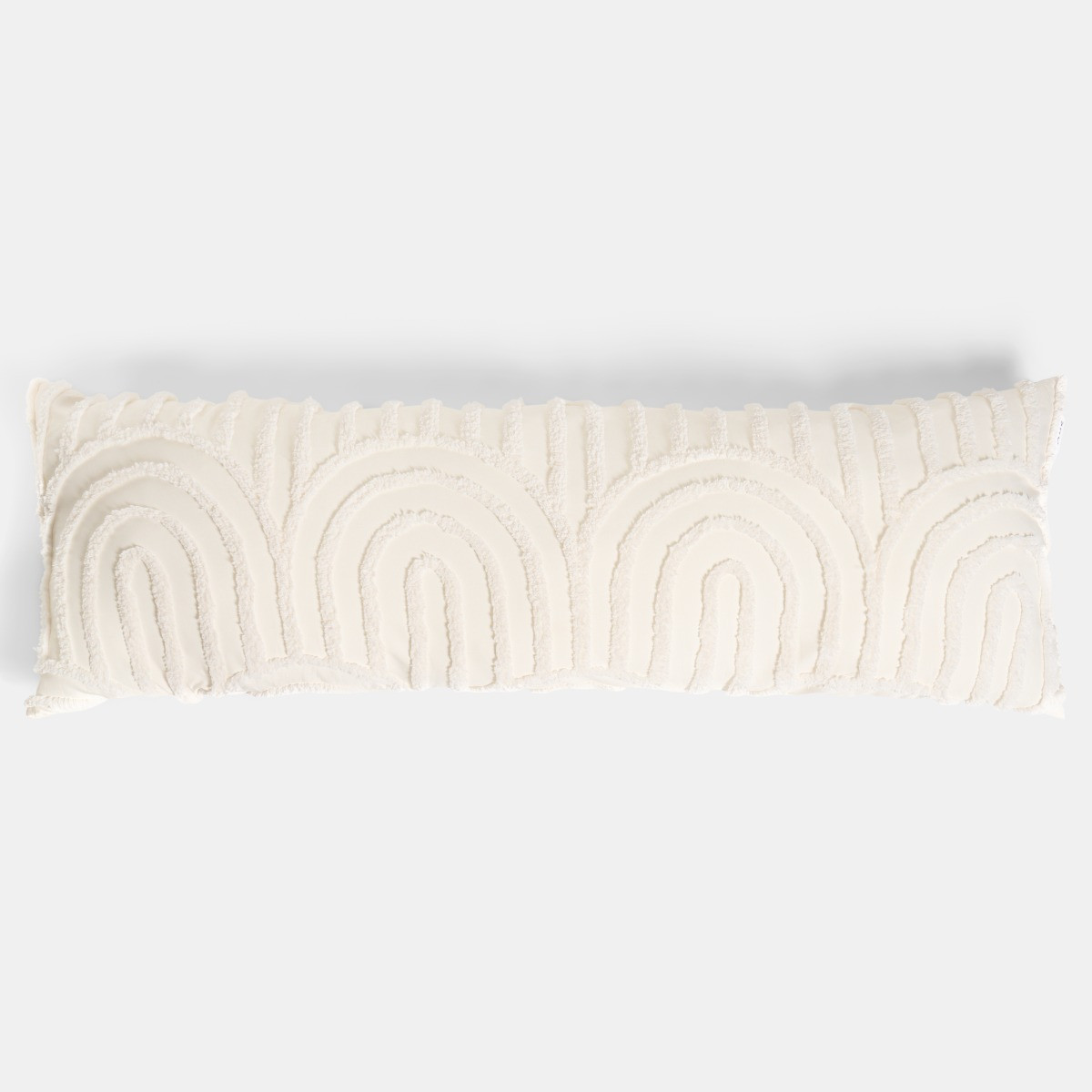 OHS Tufted Arches Bolster Pillow - Cream>