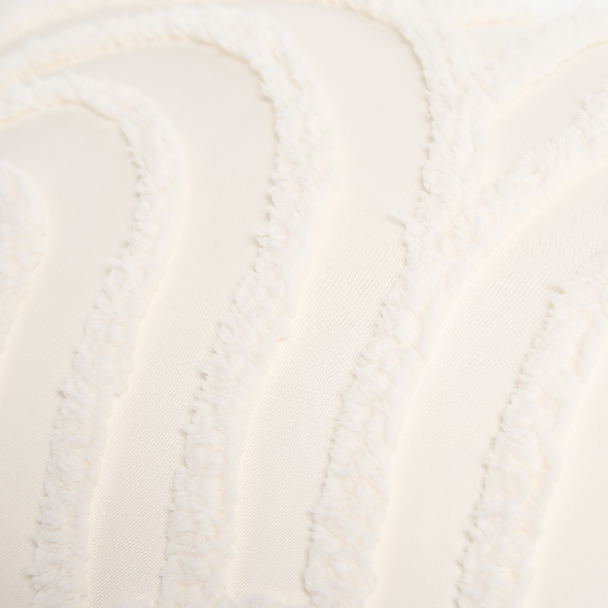 OHS Tufted Arches Bolster Pillow - Cream>