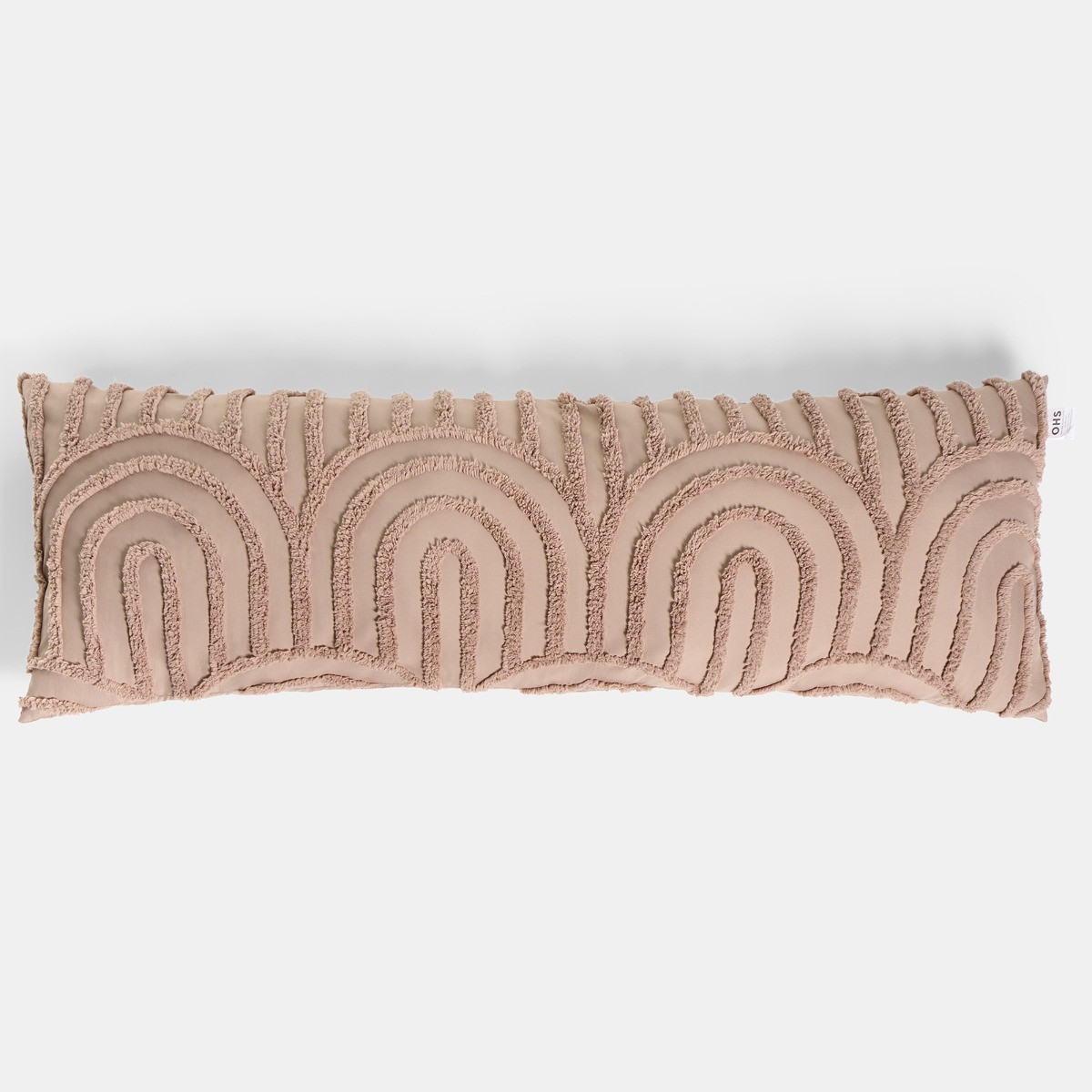 OHS Tufted Arches Bolster Pillow - Natural>