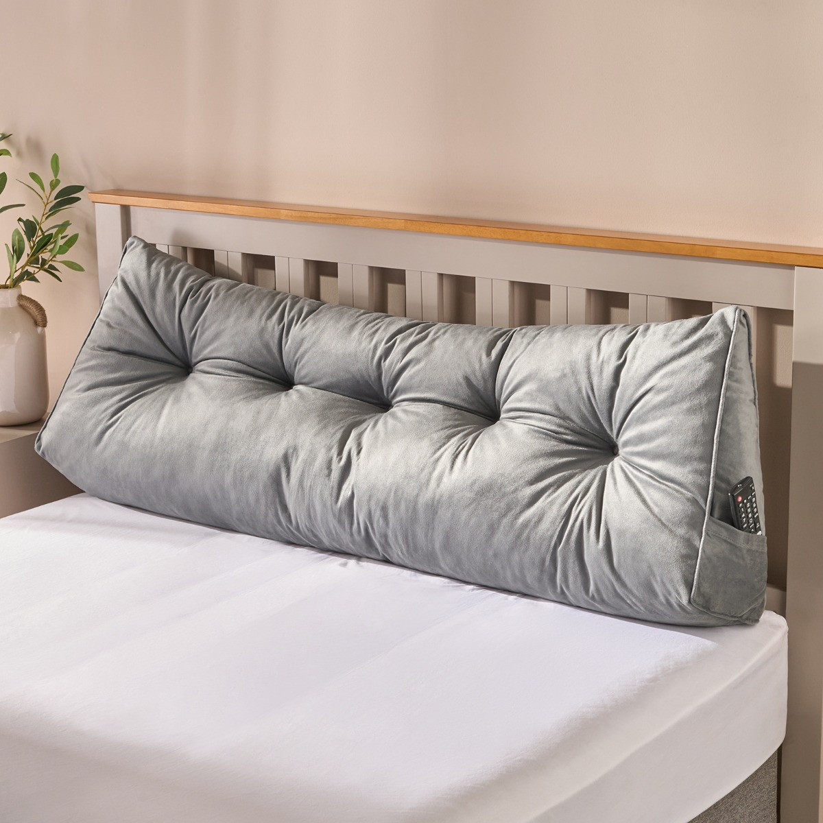 OHS Back Wedge Pillow - Grey>