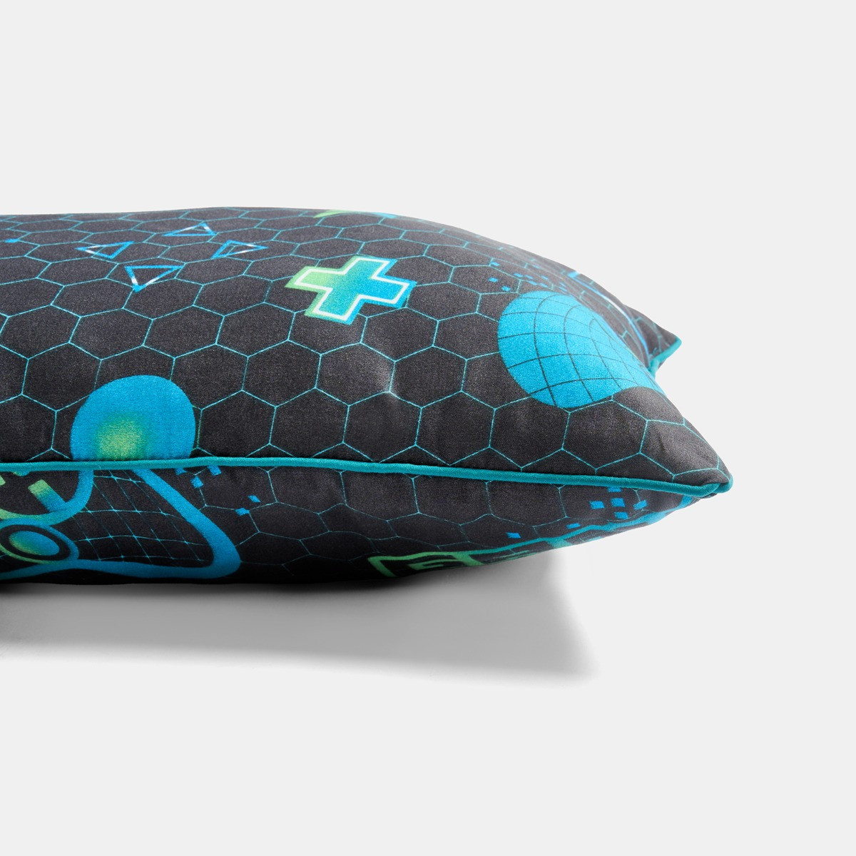 OHS Kids Gaming Bolster Pillow - Navy>