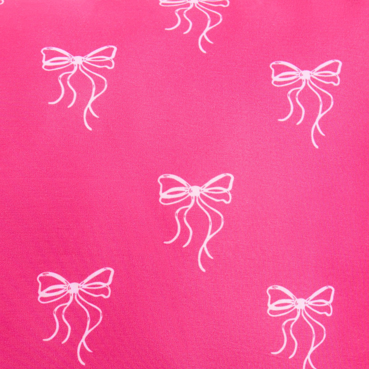 OHS Kids Bow Print Bolster Pillow - Hot Pink>