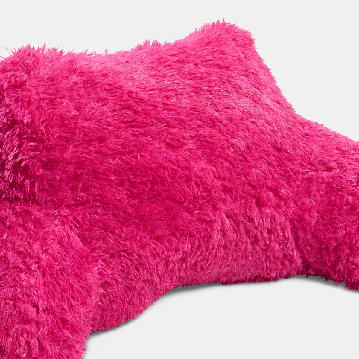 OHS Long Hair Cuddle Cushion - Hot Pink>