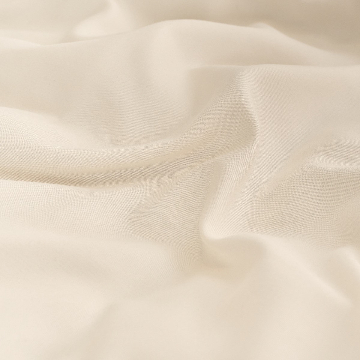 OHS Plain Duvet Cover Set, Ivory - Super King>