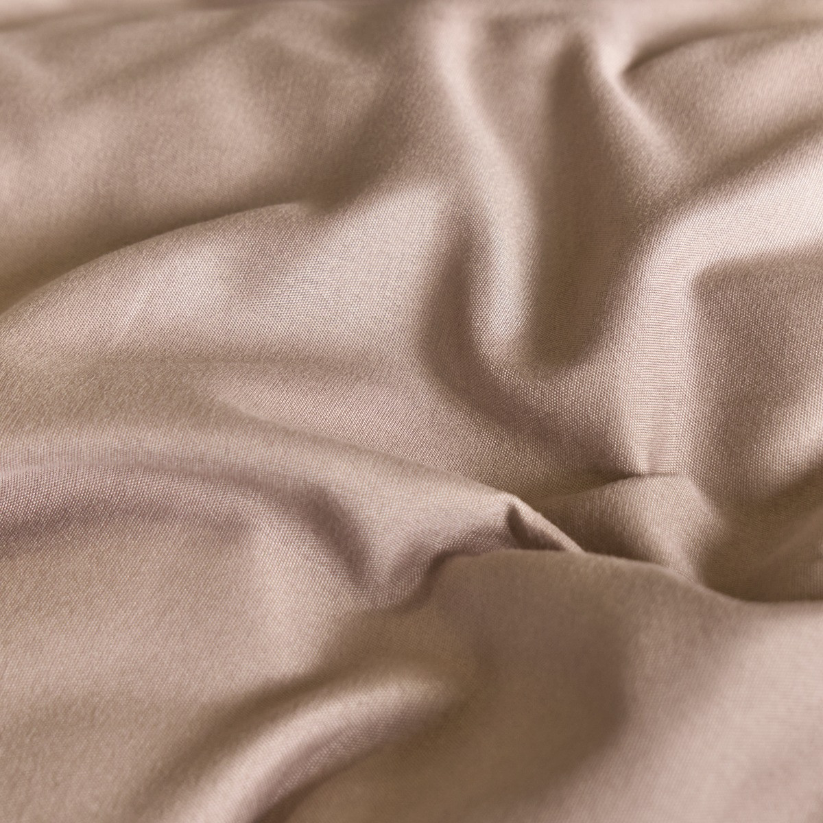 OHS Plain Reversible Duvet Set, Mink/Ivory -  King>