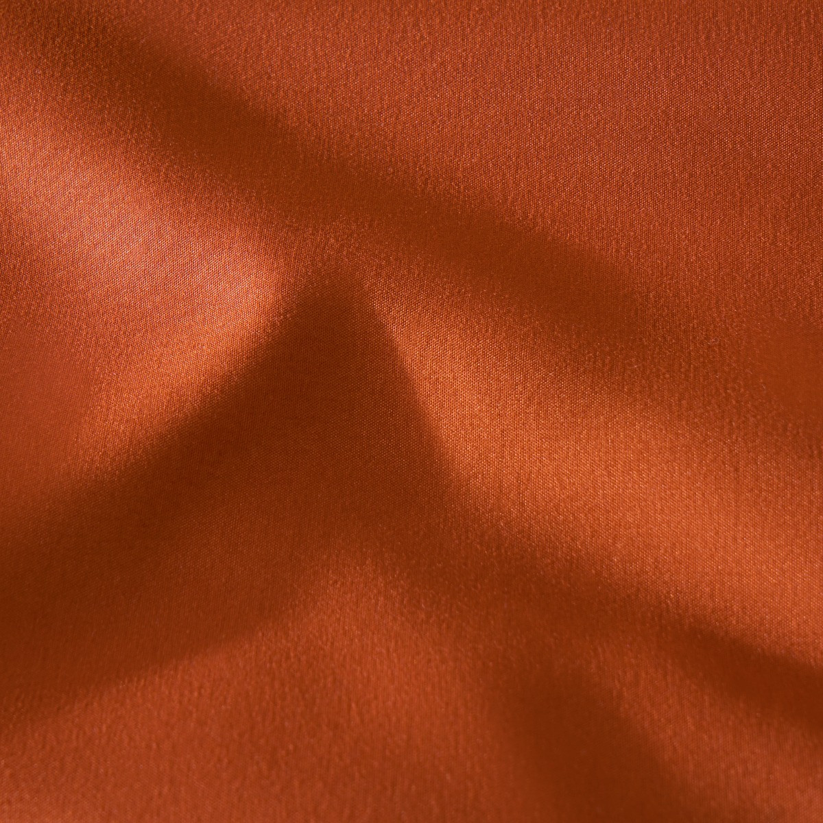 OHS Plain Reversible Duvet Set, Rust/Stone -  Double>