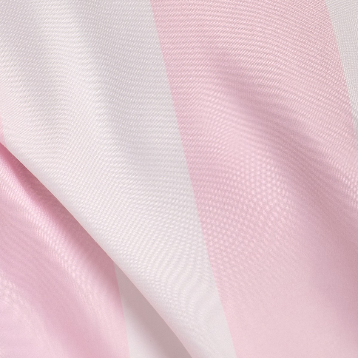 OHS Stripe Print Duvet Set, Pink/White  - Double>