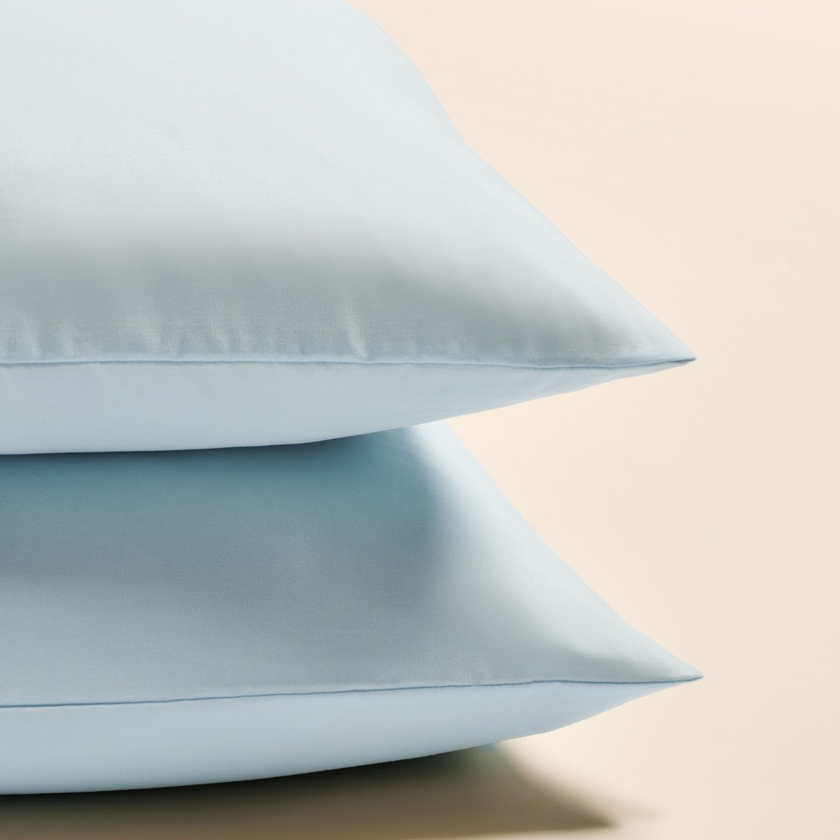 OHS 2 Pack Plain Dyed Housewife Pillowcases - Light Blue>