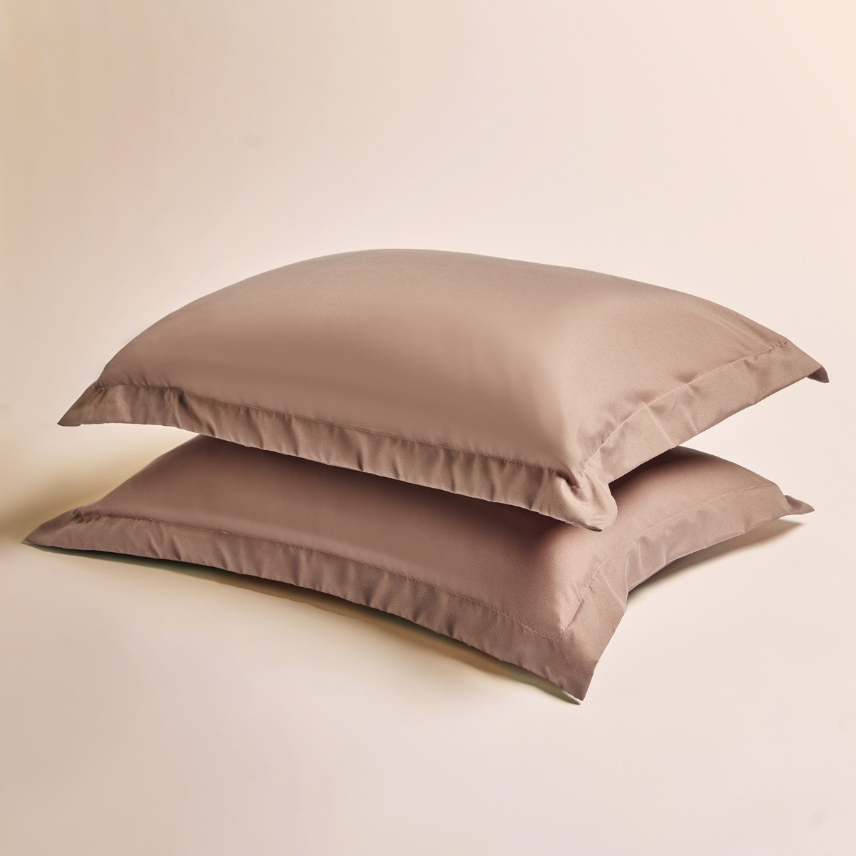 OHS Plain Dyed Oxford Pillowcases - Natural>