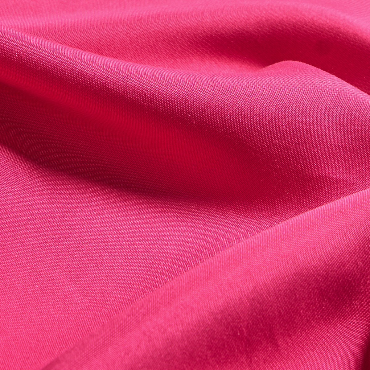 OHS Plain Dyed Frill Edge Pillowcases - Hot Pink>