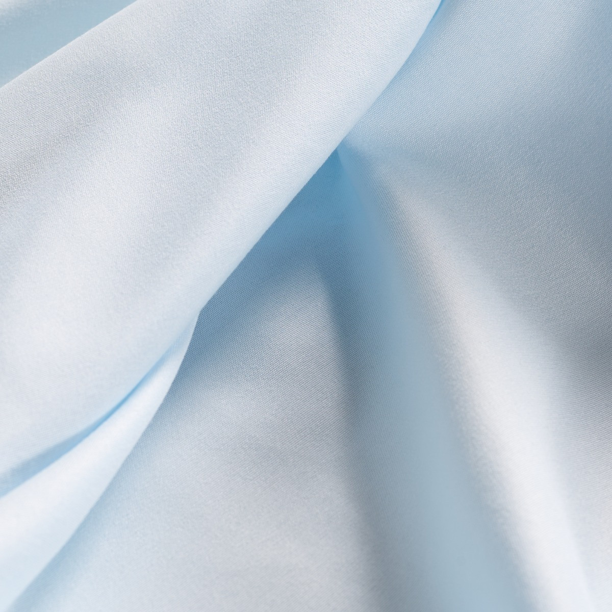 OHS Plain Dyed Fitted Sheet, Light Blue - Double>