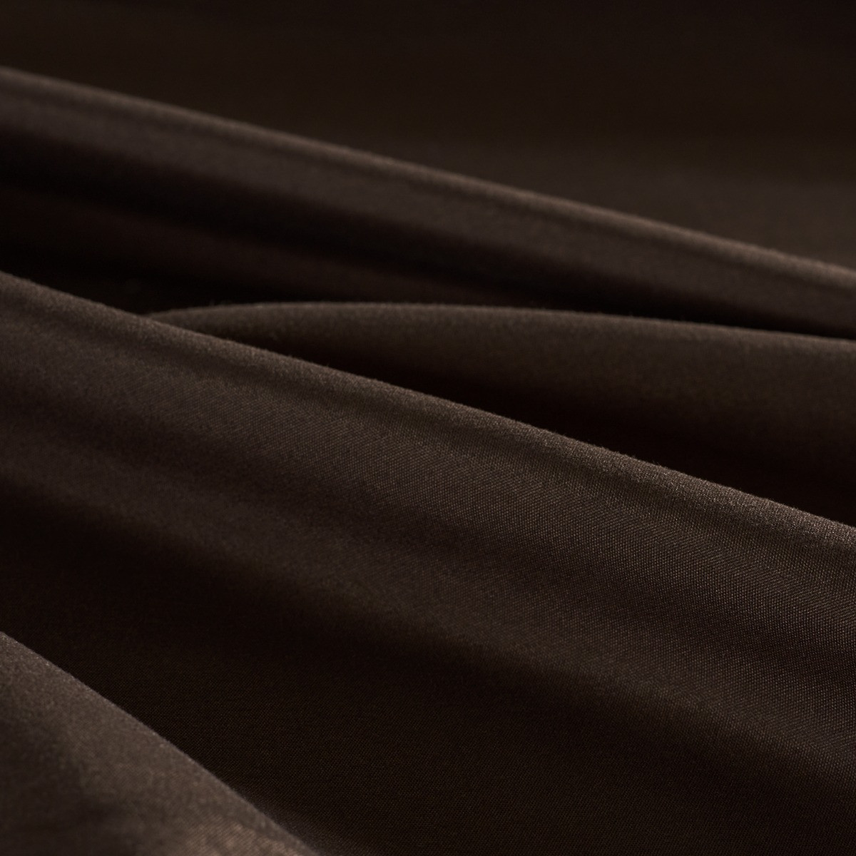 OHS Plain Dyed Fitted Sheet, Coffee - Double>