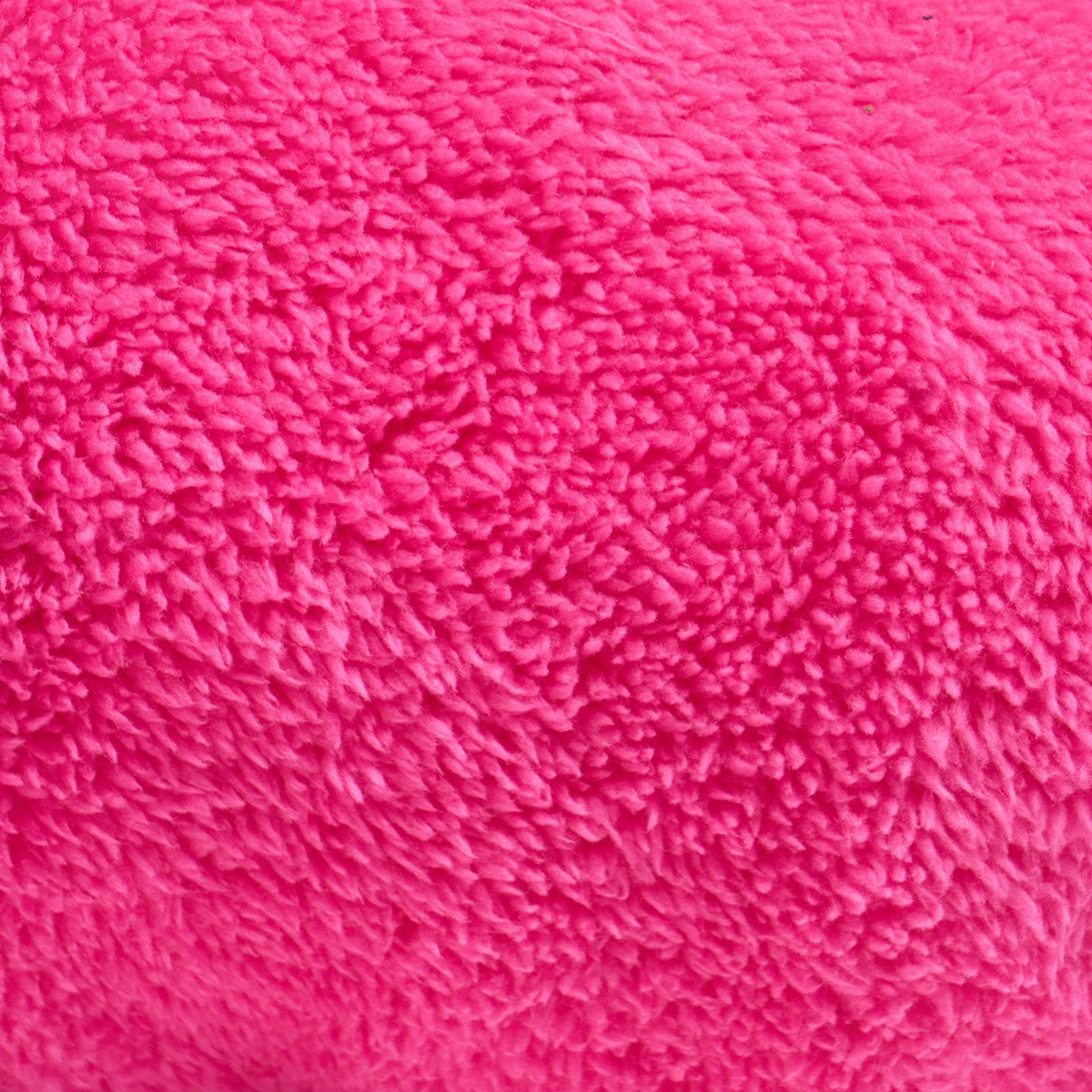 OHS Bow Embroidered Teddy Cuddle Cushion - Hot Pink>