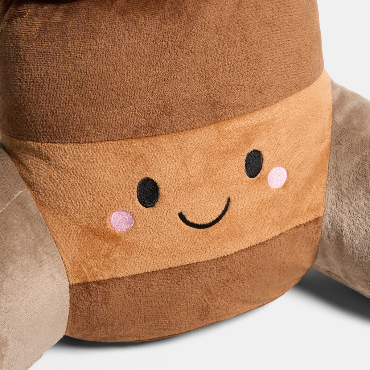 OHS Hot Chocolate Cuddle Cushion -  Brown>