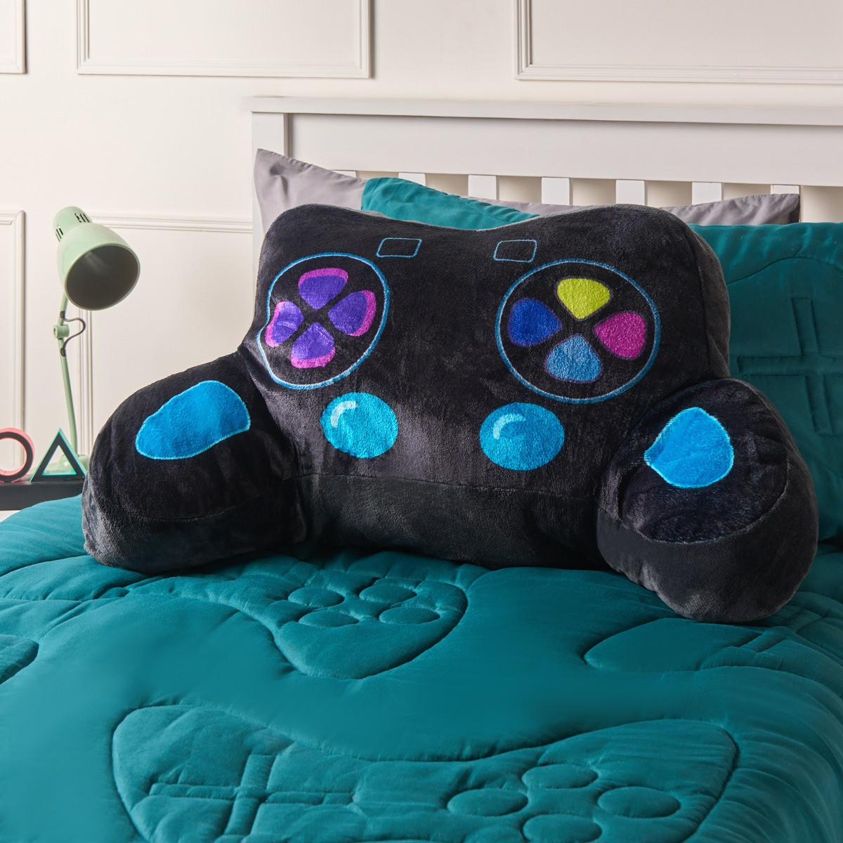 OHS Gaming Controller Cuddle Cushion - Black>