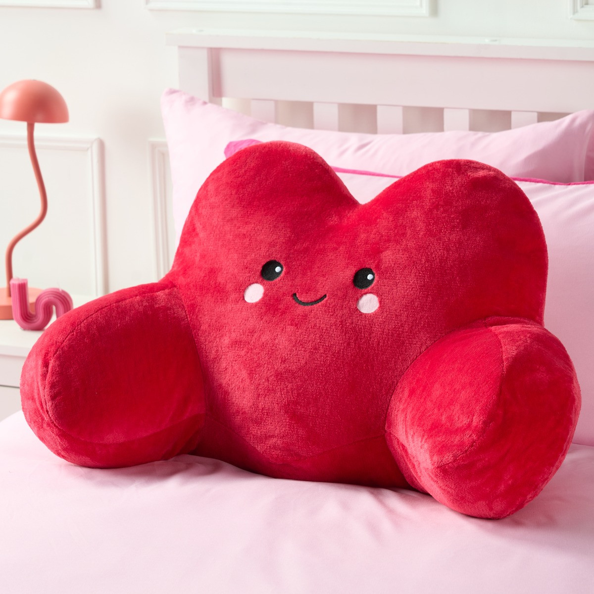 OHS Heart Cuddle Cushion - Red>