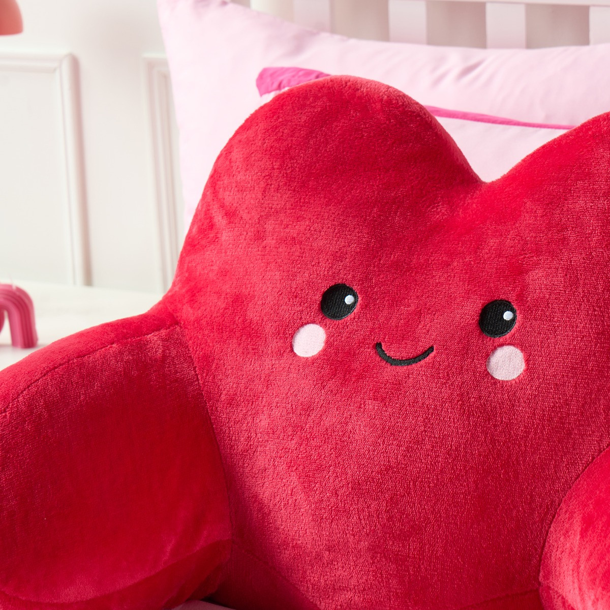 OHS Heart Cuddle Cushion - Red>