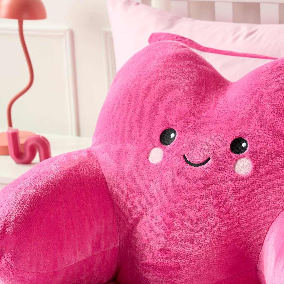 OHS Heart Cuddle Cushion - Hot Pink>