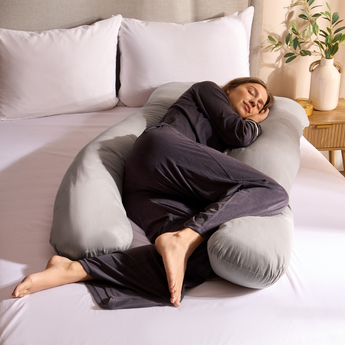OHS Pregnancy Pillow -White>