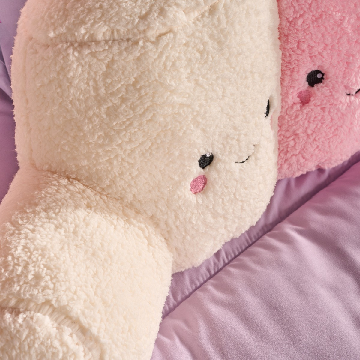 OHS Cotton & Candy The Marshmallow Cuddle Cushion - Pink/White>