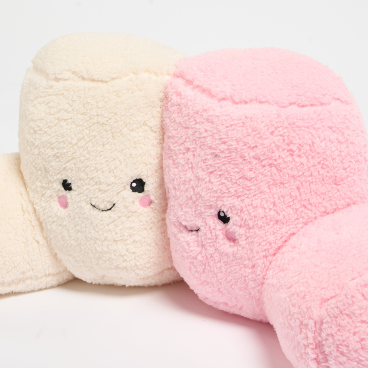 OHS Cotton & Candy The Marshmallow Cuddle Cushion - Pink/White>