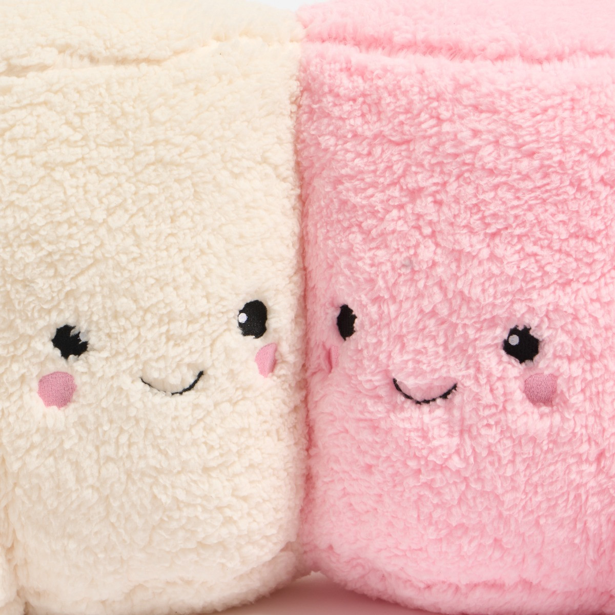 OHS Cotton & Candy The Marshmallow Cuddle Cushion - Pink/White>