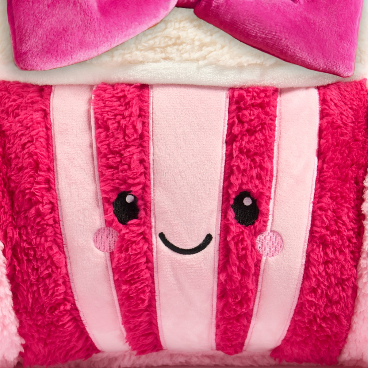 OHS Paisley The Popcorn Cuddle Cushion - Hot Pink>