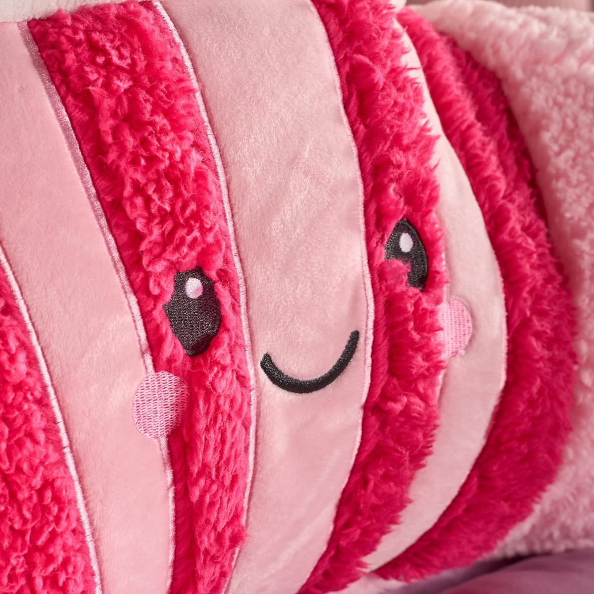 OHS Paisley The Popcorn Cuddle Cushion - Hot Pink>