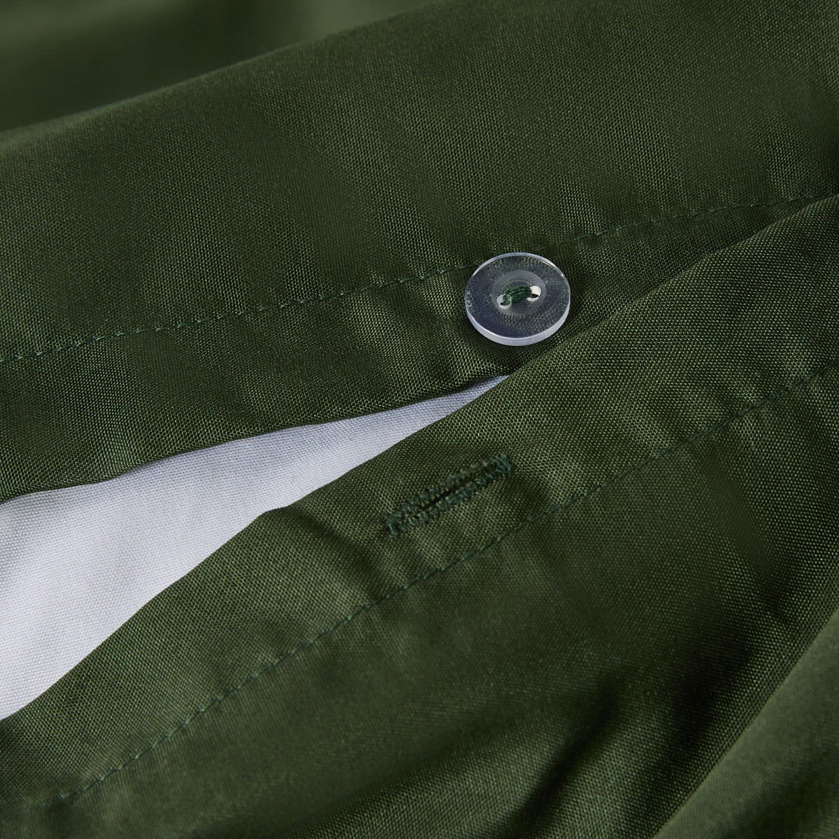 OHS Plain Duvet Cover Set - Leafy Green>