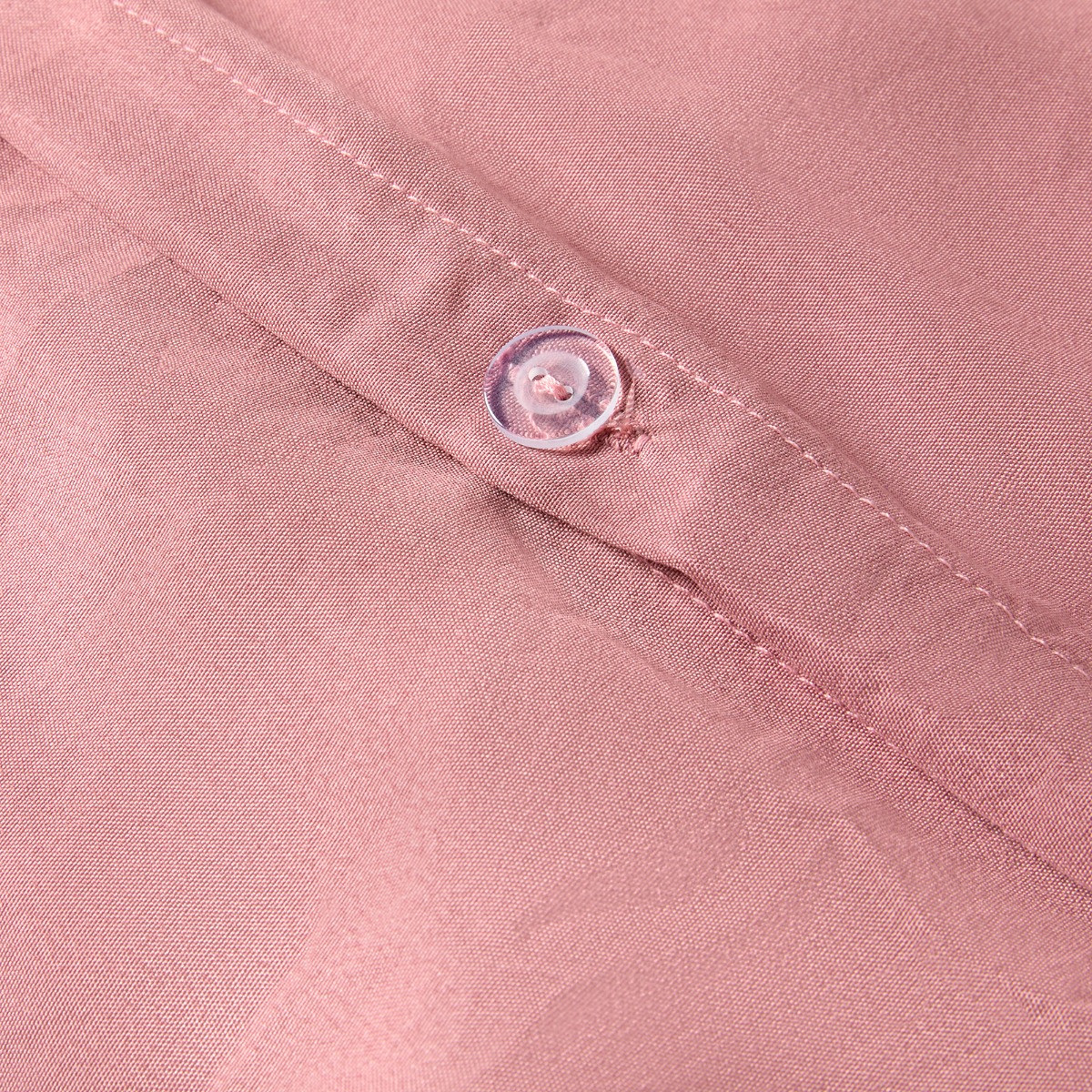 OHS Plain Duvet Cover Set - Dusky Pink>