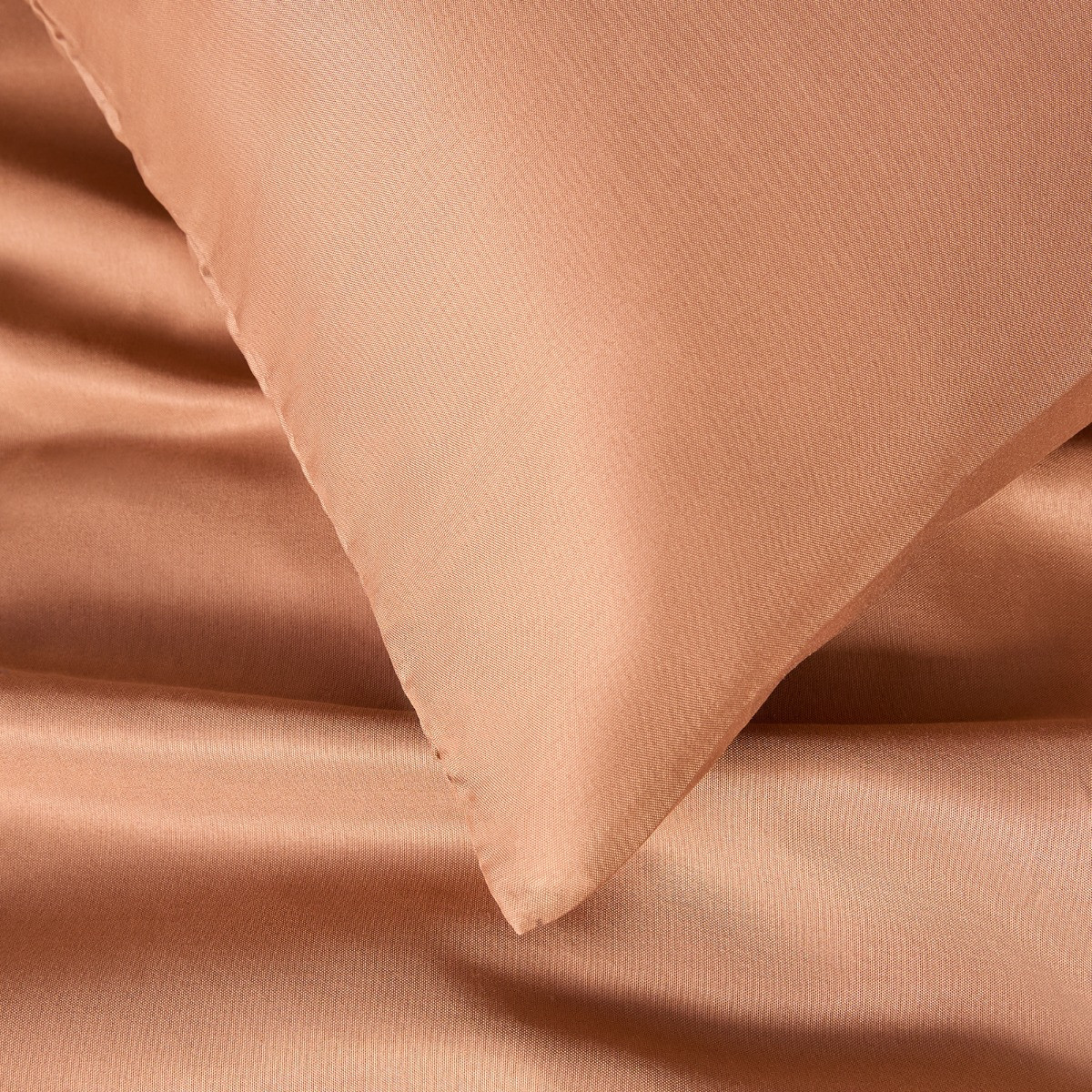 OHS Plain Duvet Cover Set - Toffee>