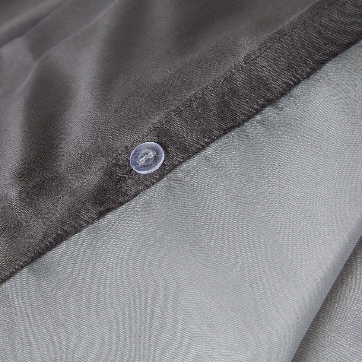OHS Reversible Duvet Cover Set - Charcoal/Grey>