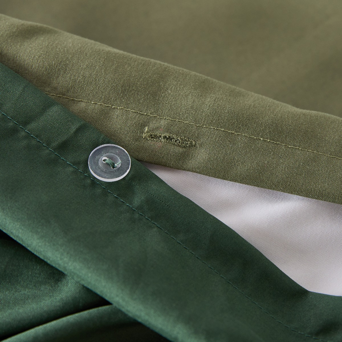 OHS Reversible Duvet Cover Set - Woodland/Forest Green>