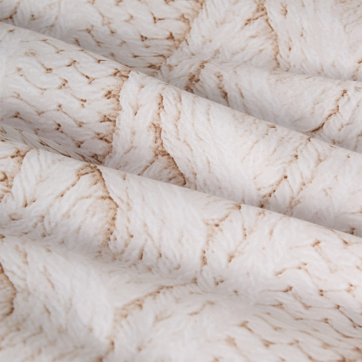 OHS Cable Knit Print Duvet Cover Set, Natural - Double>