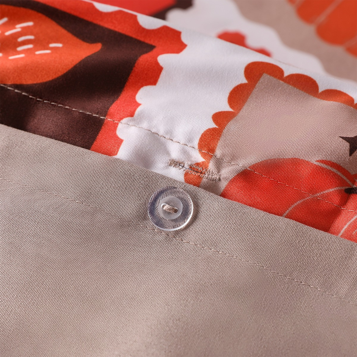 OHS Autumnal Postcard Duvet Cover Set - Multi>