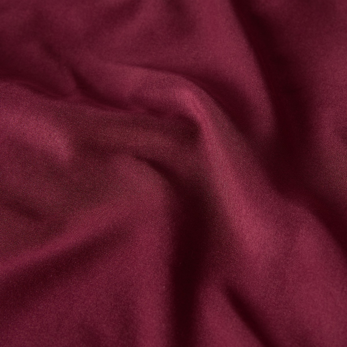 OHS Frill Edge Duvet Cover Set - Burgundy>
