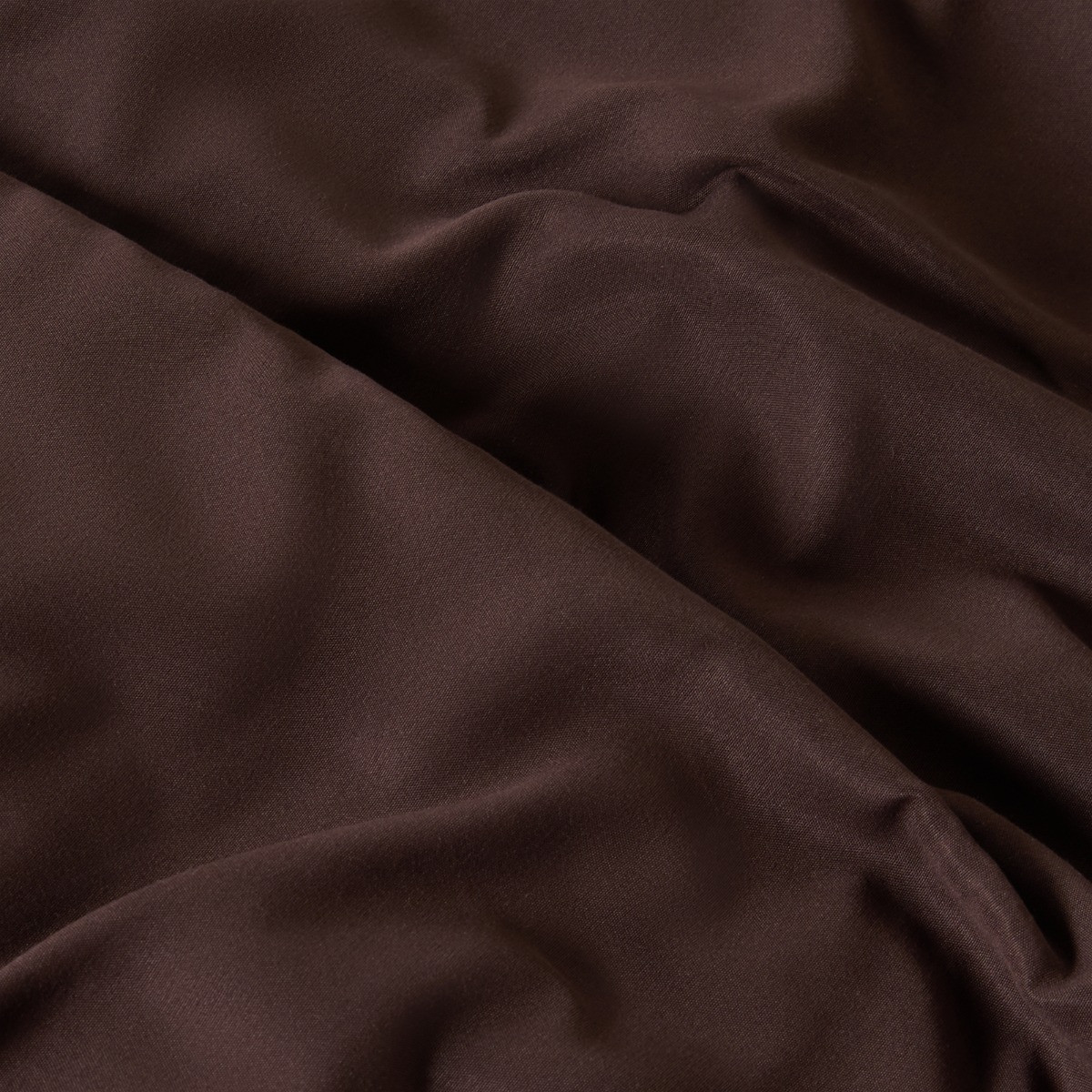 OHS Frill Edge Duvet Cover Set - Coffee>