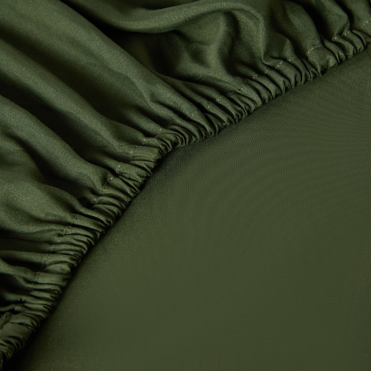 OHS Plain Dyed Fitted Sheet - Leafy Green>
