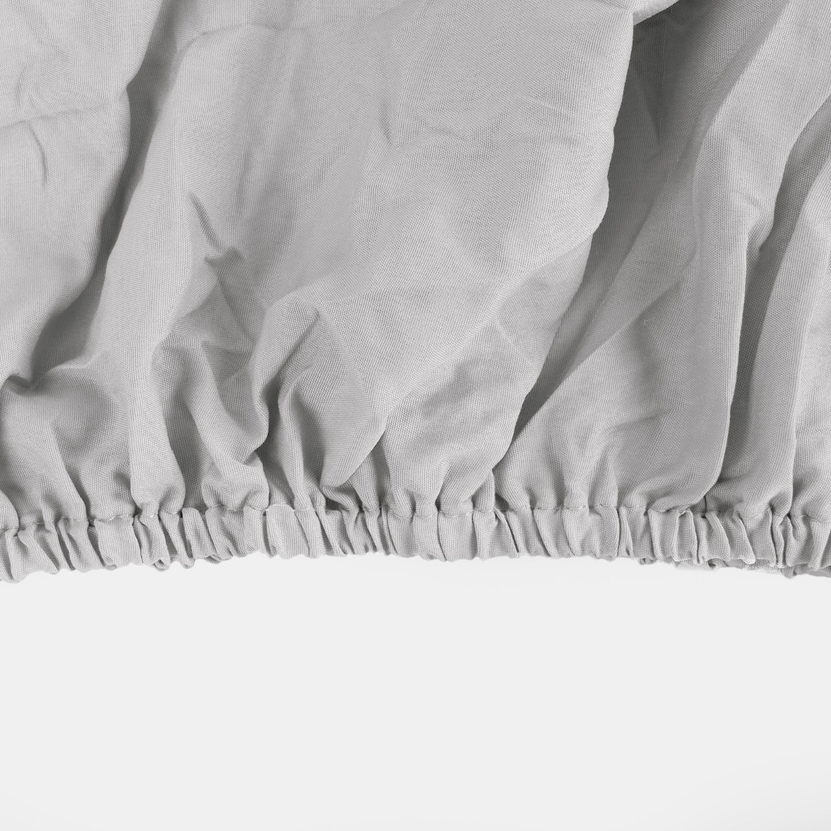 OHS Plain Dyed Fitted Sheet - Silver>