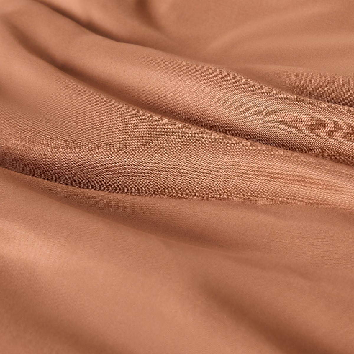 OHS Plain Dyed Fitted Sheet - Toffee>