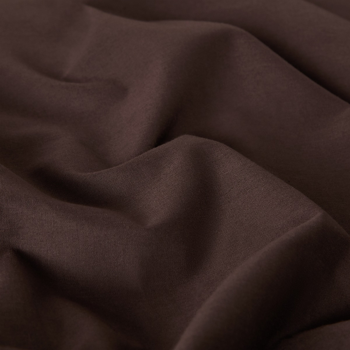 OHS Easy Care Polycotton Deep Fitted Sheet - Coffee>