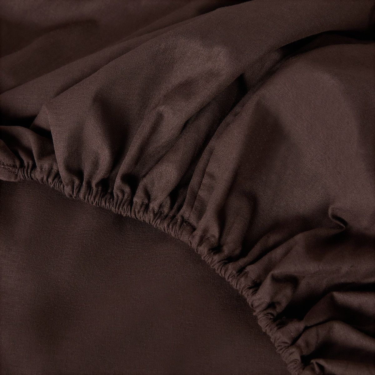 OHS Easy Care Polycotton Deep Fitted Sheet - Coffee>