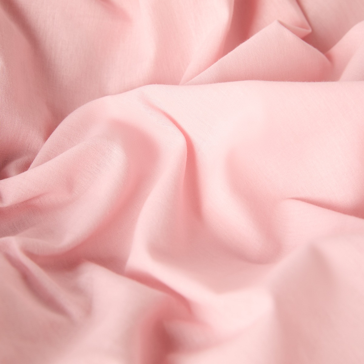 OHS Plain Cotton Deep Fitted Sheet - Blush>
