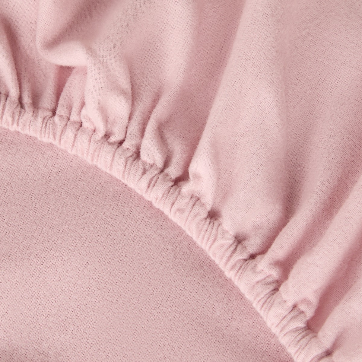 OHS Brushed Cotton Fitted Sheet - Blush>